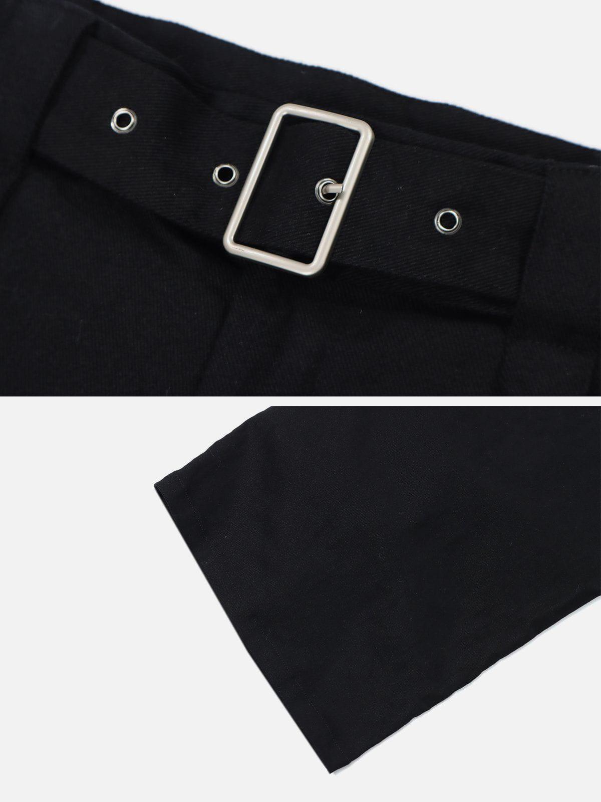 Tntwear® - Hem Pleats Cargo Pants - tntwear1
