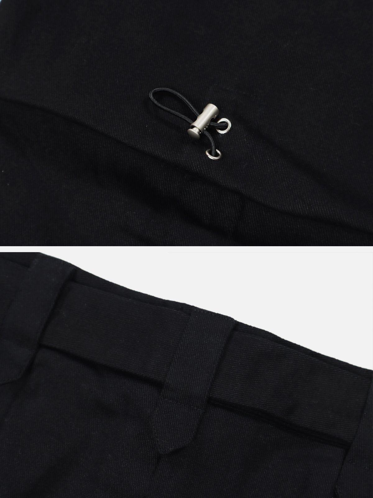 Tntwear® - Hem Pleats Cargo Pants - tntwear1