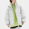 Tntwear® - Irregular Cloud Embroidery Winter Coat - tntwear1