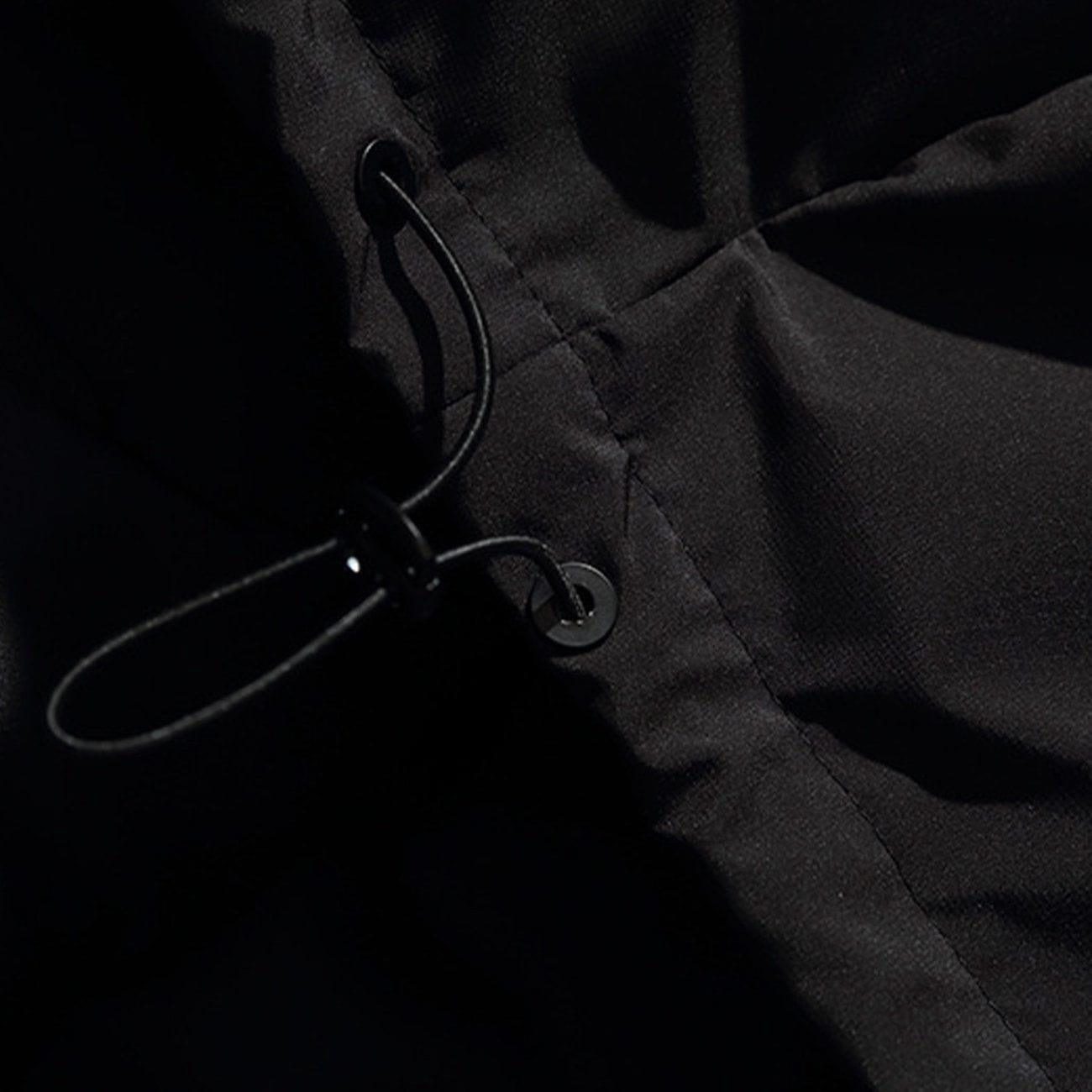 Tntwear® - Irregular Cloud Embroidery Winter Coat - tntwear1