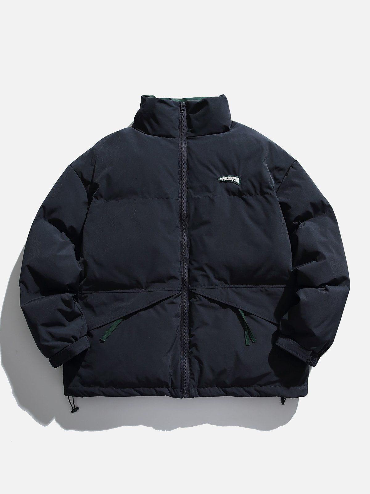 Tntwear® - Labeled Drawstring Winter Coat - tntwear1