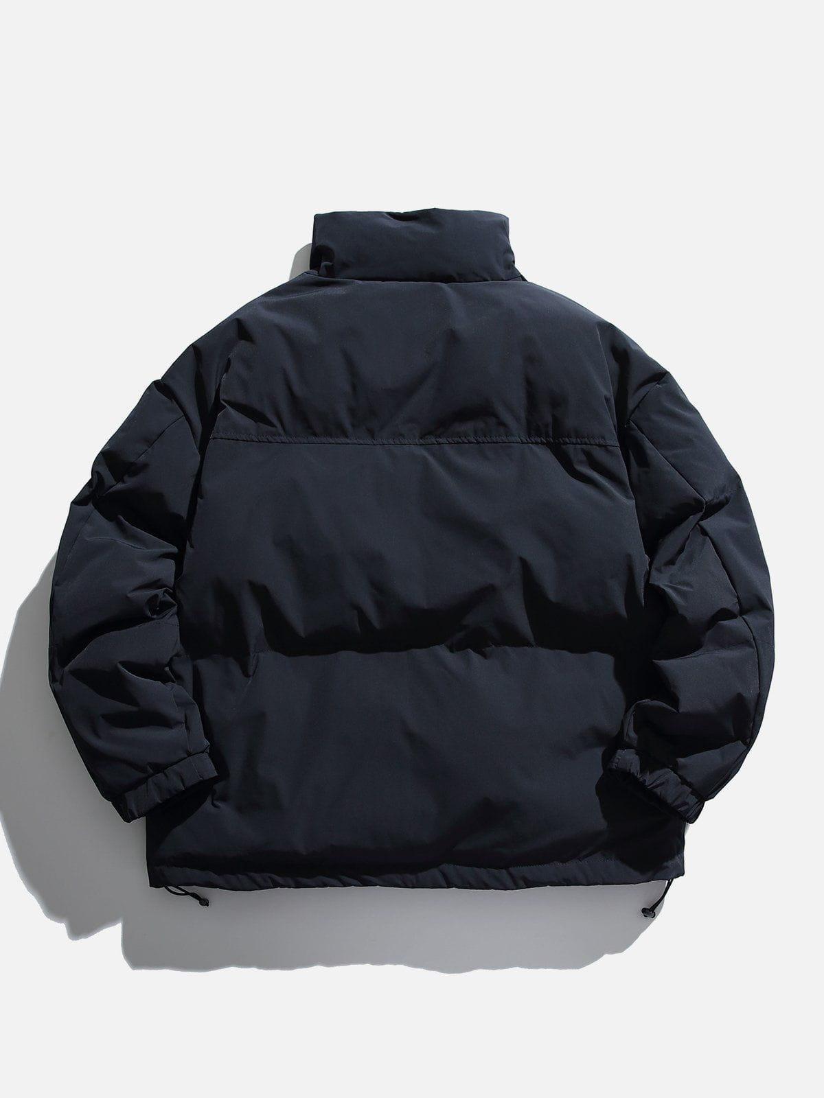 Tntwear® - Labeled Drawstring Winter Coat - tntwear1