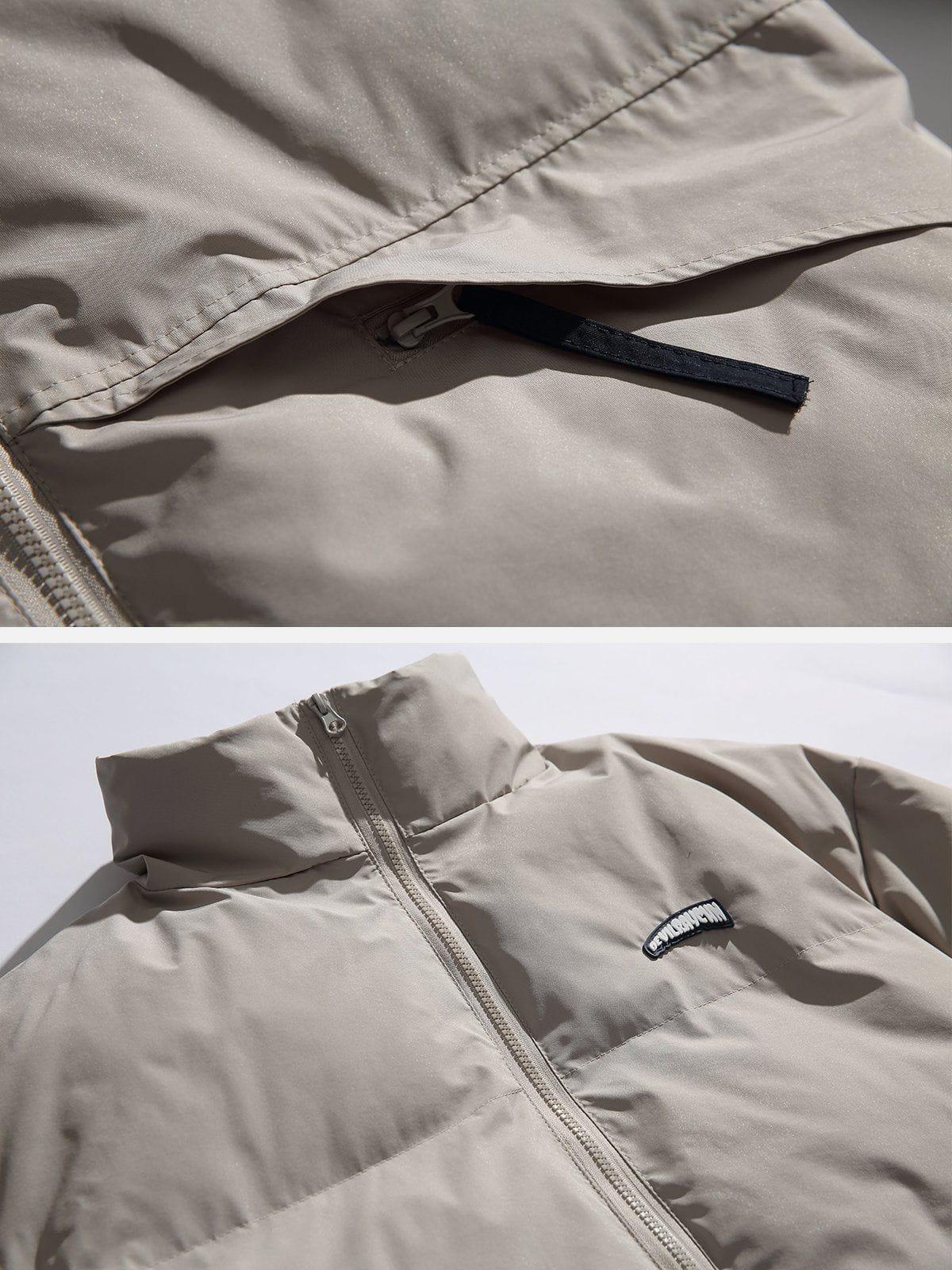 Tntwear® - Labeled Drawstring Winter Coat - tntwear1