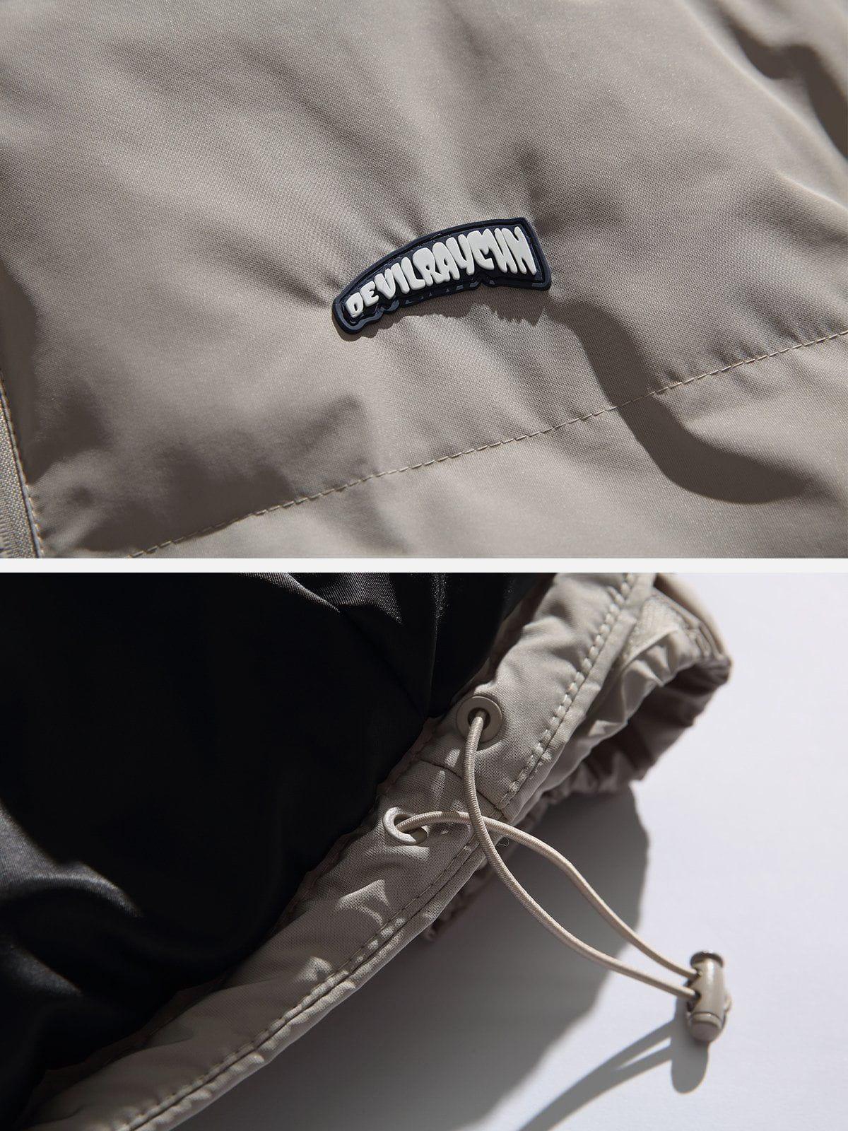 Tntwear® - Labeled Drawstring Winter Coat - tntwear1