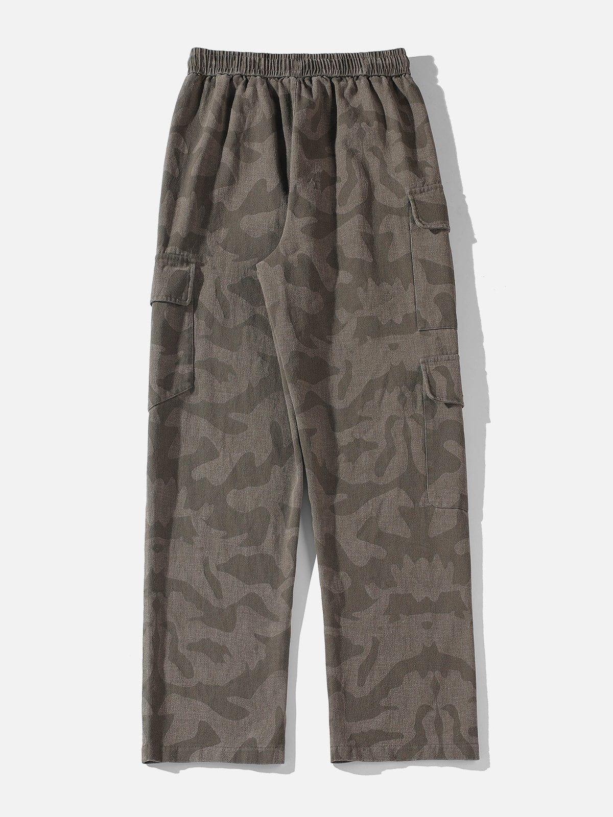 Sneakerland® - Large Multi-Pocket Cargo Pants - tntwear1
