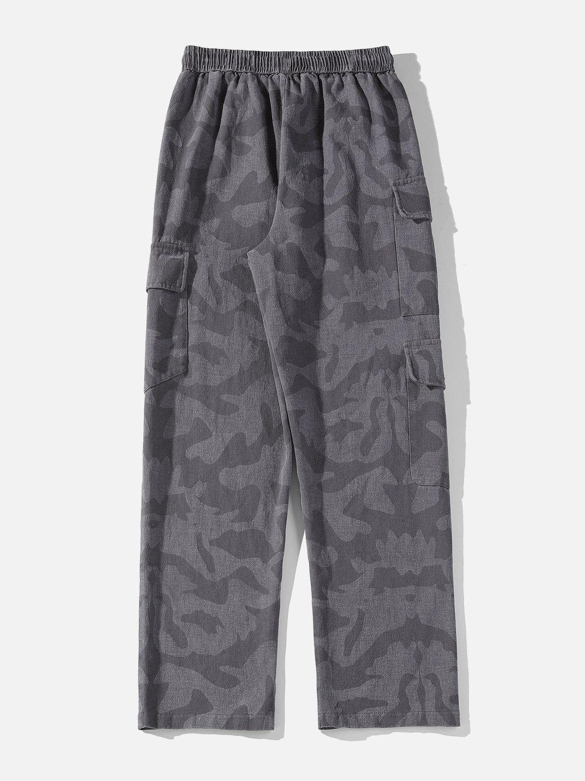 Sneakerland® - Large Multi-Pocket Cargo Pants - tntwear1