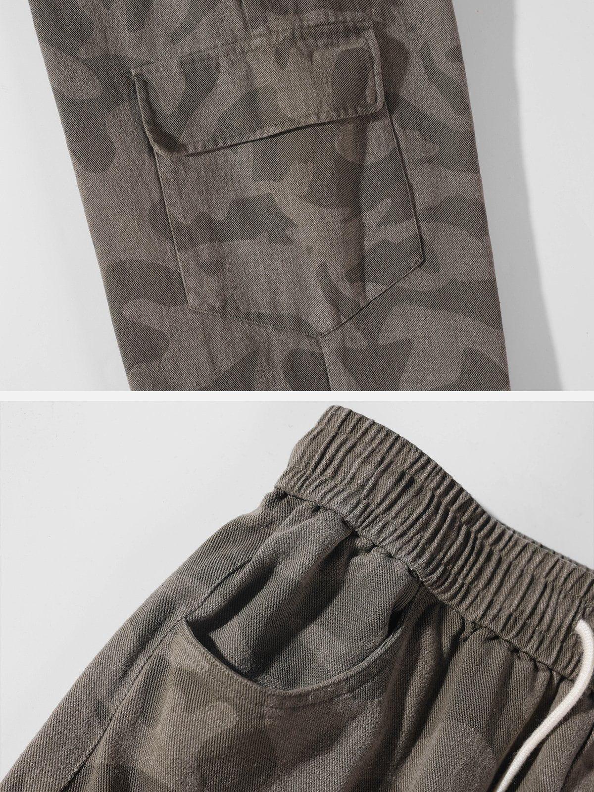 Sneakerland® - Large Multi-Pocket Cargo Pants - tntwear1