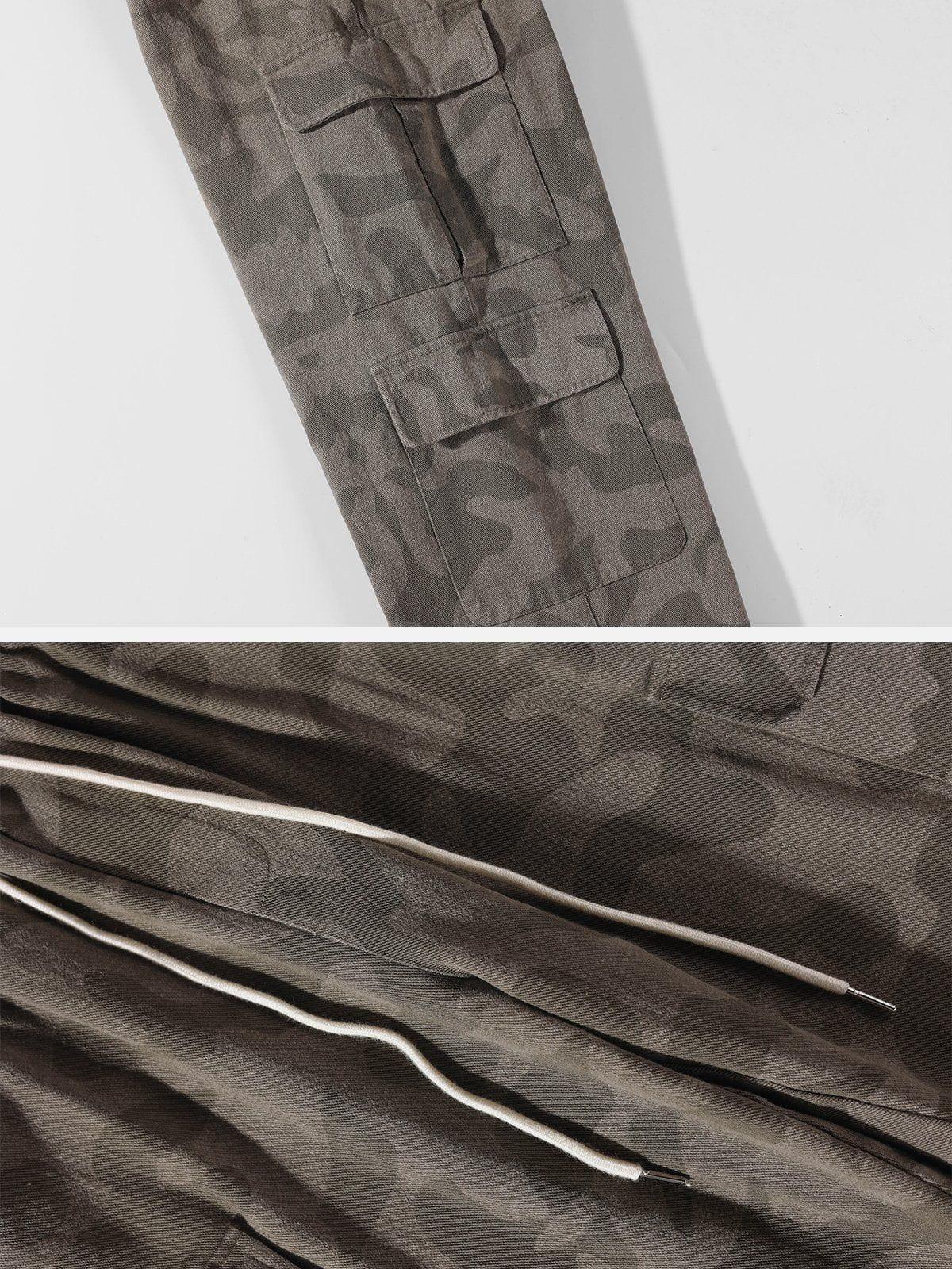 Sneakerland® - Large Multi-Pocket Cargo Pants - tntwear1
