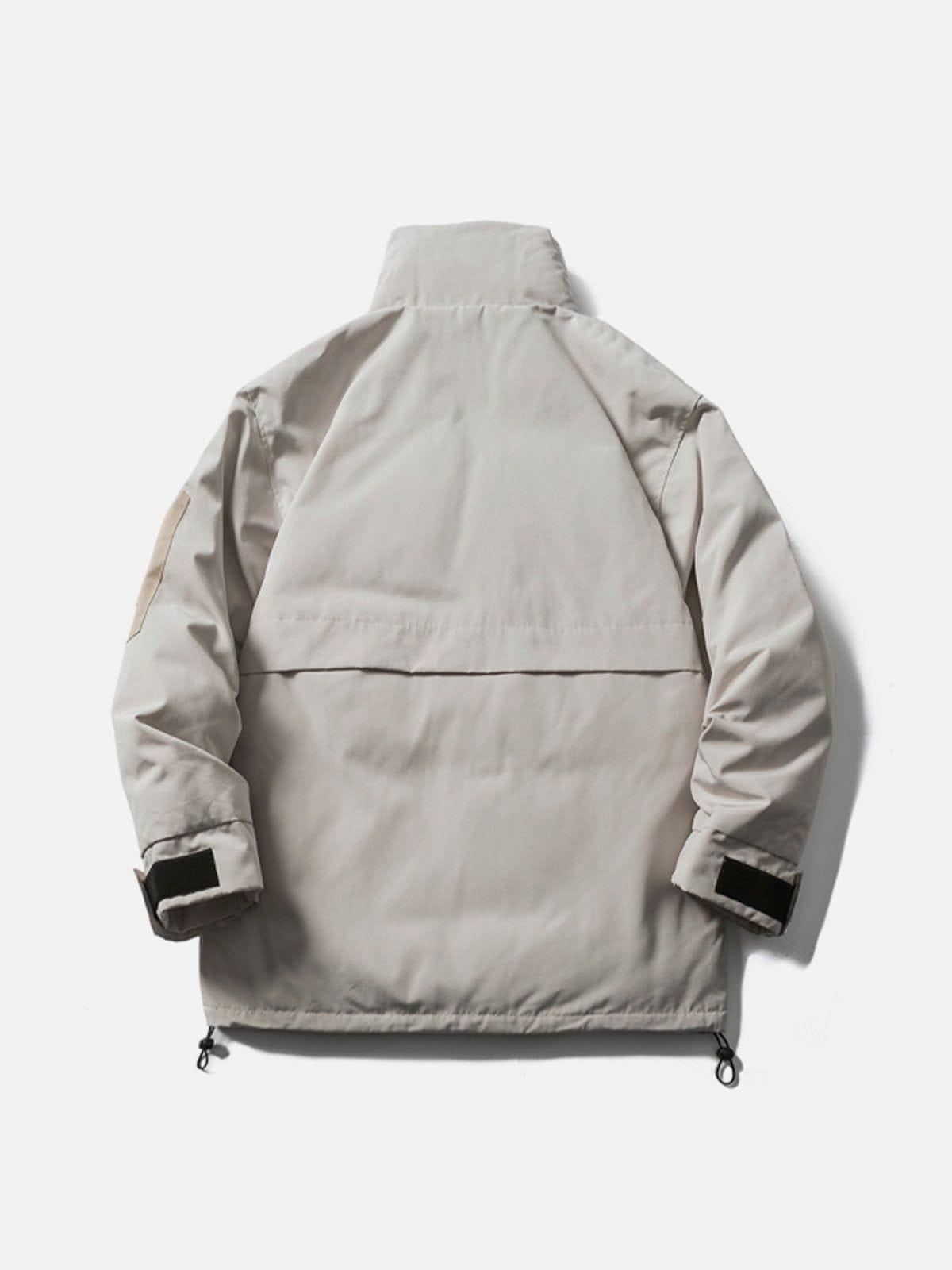 Tntwear® - Large Pocket Cargo Winter Coat - tntwear1