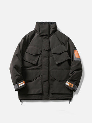 Tntwear® - Large Pocket Cargo Winter Coat - tntwear1