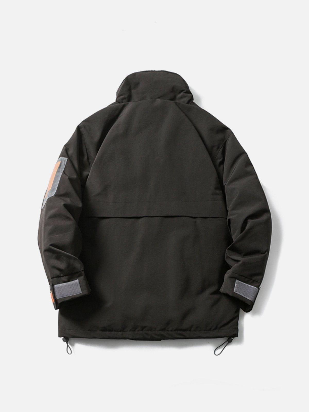 Tntwear® - Large Pocket Cargo Winter Coat - tntwear1