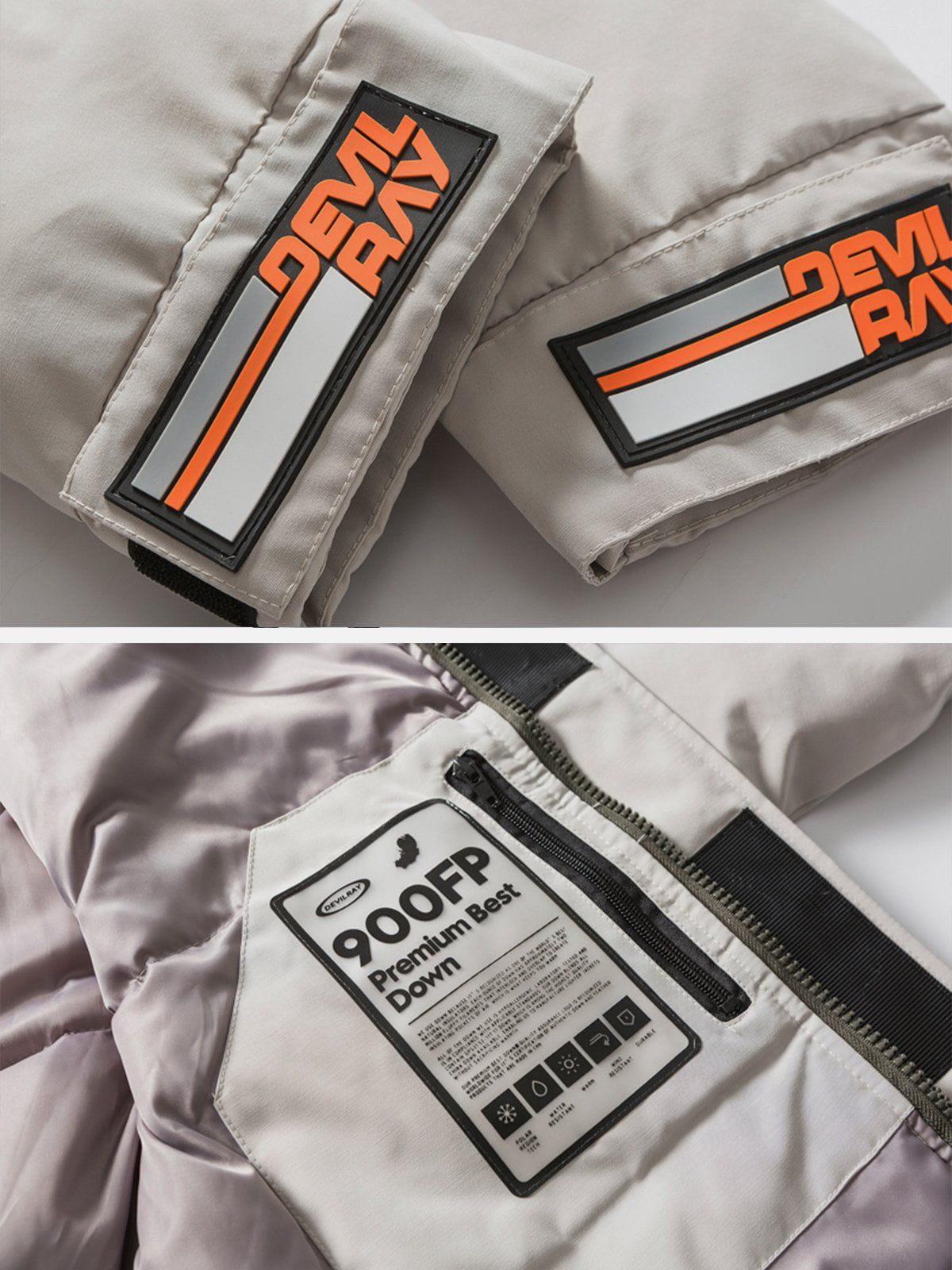 Tntwear® - Large Pocket Cargo Winter Coat - tntwear1