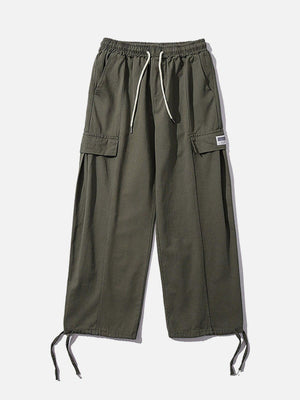 Tntwear® - Large Pocket Drawstring Cargo Pants - tntwear1