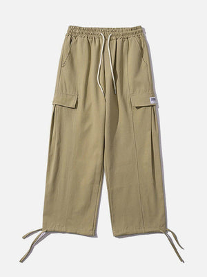 Tntwear® - Large Pocket Drawstring Cargo Pants - tntwear1