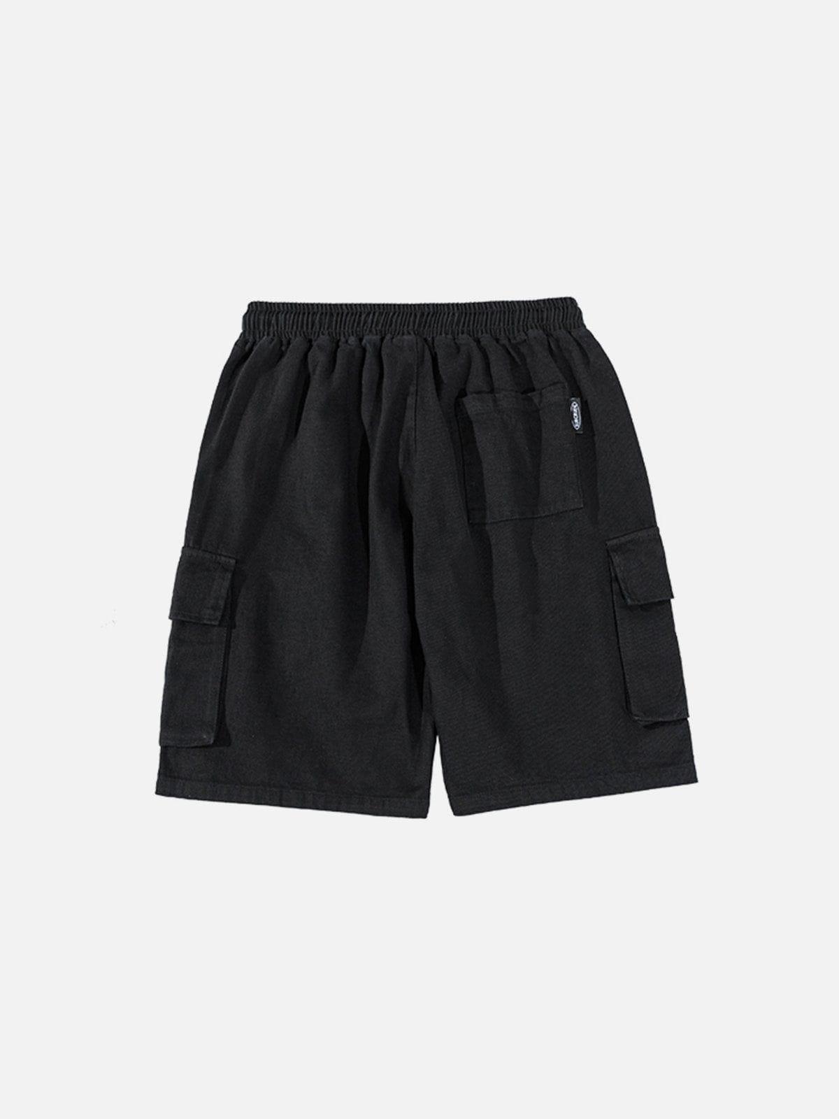 Tntwear® - Large Pocket Patchwork Shorts - tntwear1