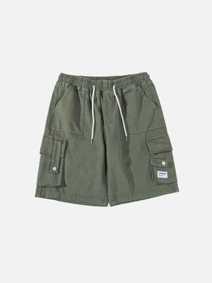 Tntwear® - Large Pocket Patchwork Shorts - tntwear1