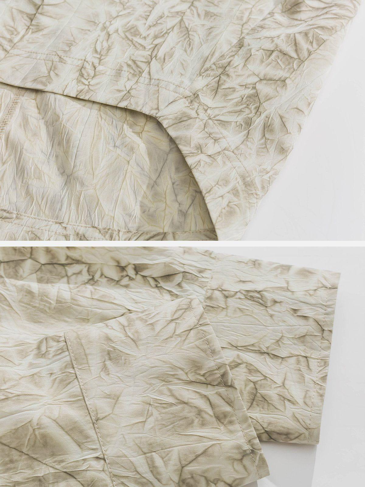 Tntwear® - Leaf Print Long-Sleeved Shirt - tntwear1