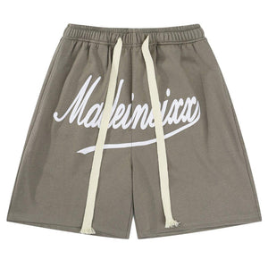 Tntwear® - Letter Print Shorts - tntwear1