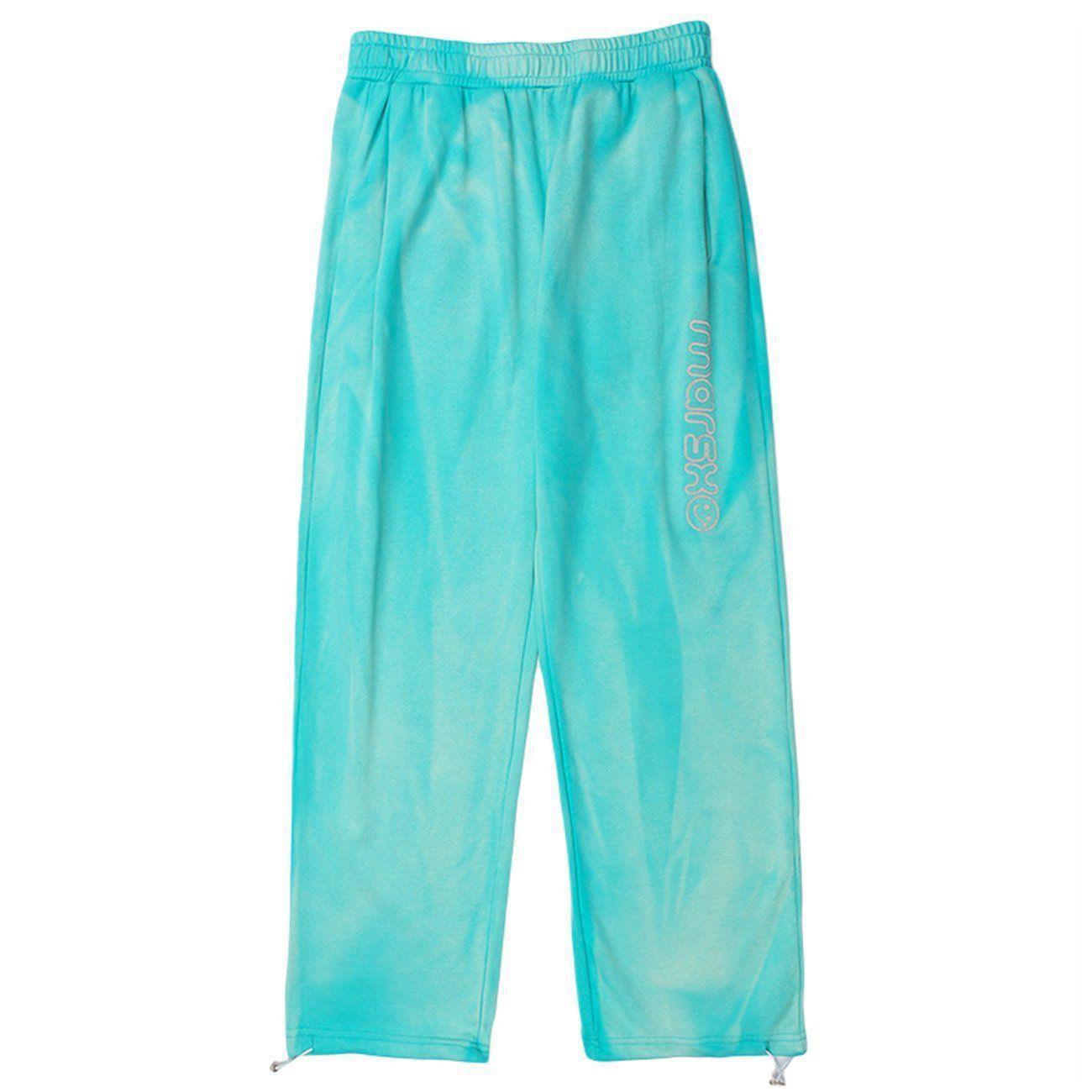 Tntwear® - Letter Print Tie-dye Sweatpants - tntwear1