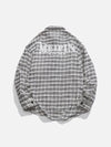Tntwear® - Letter Printing Reticulation Long Sleeve Shirts - tntwear1