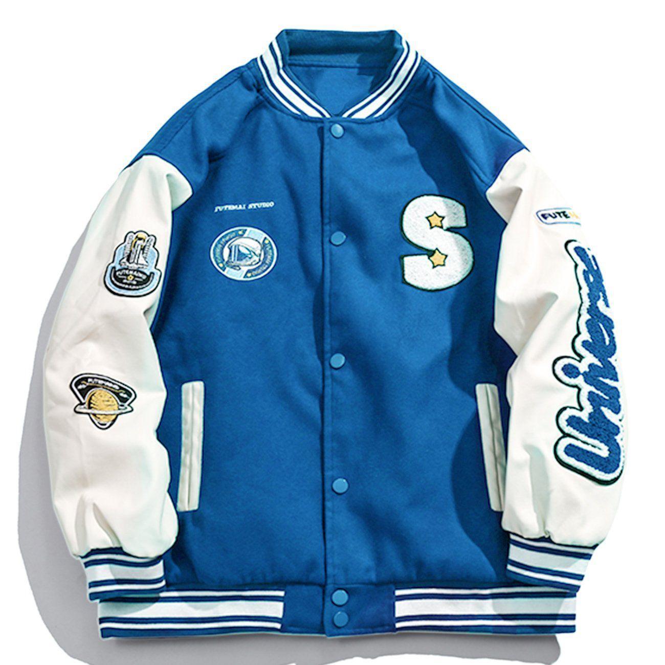 Tntwear® - Letter S Varsity Coat - tntwear1