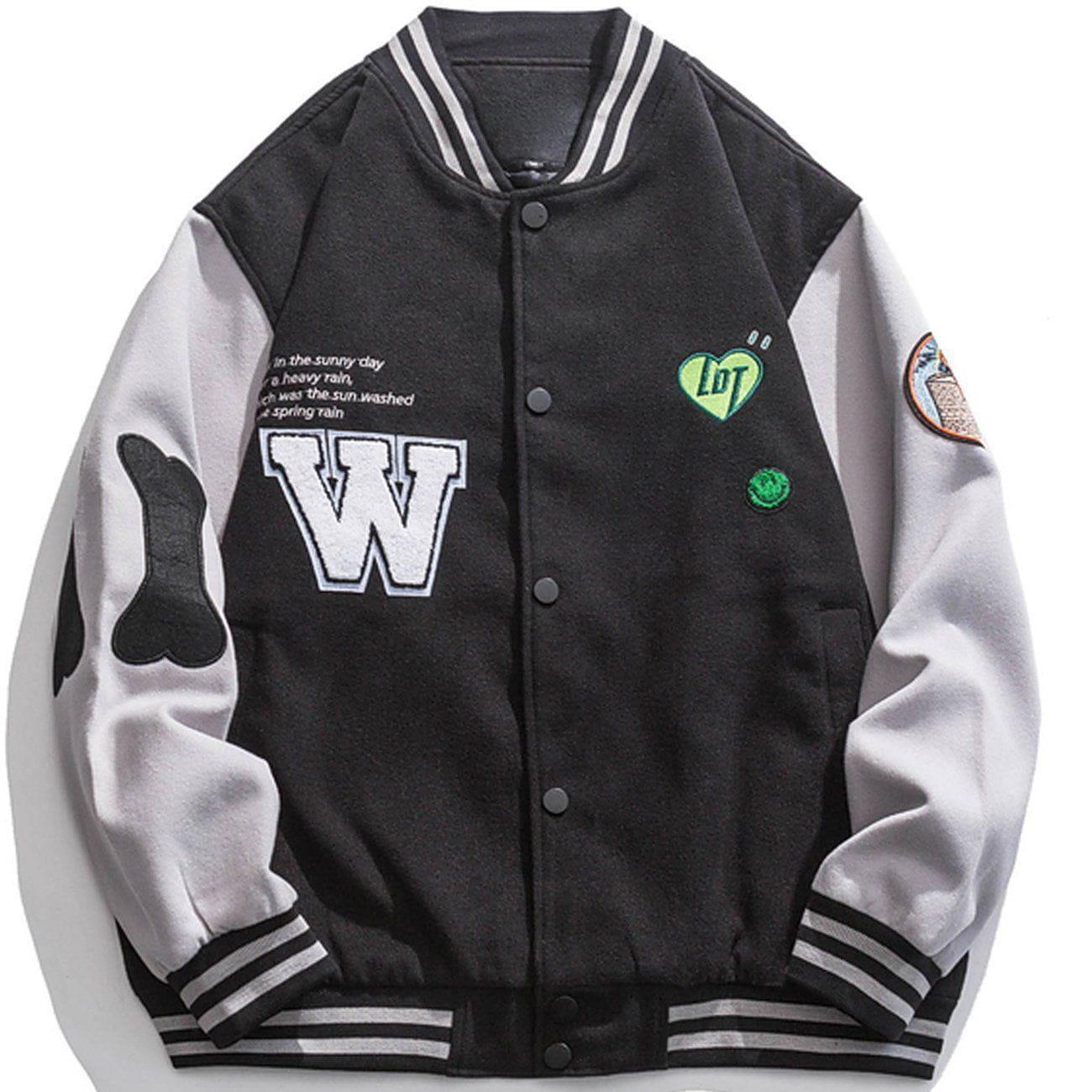Tntwear® - Letter W Winter Coat - tntwear1