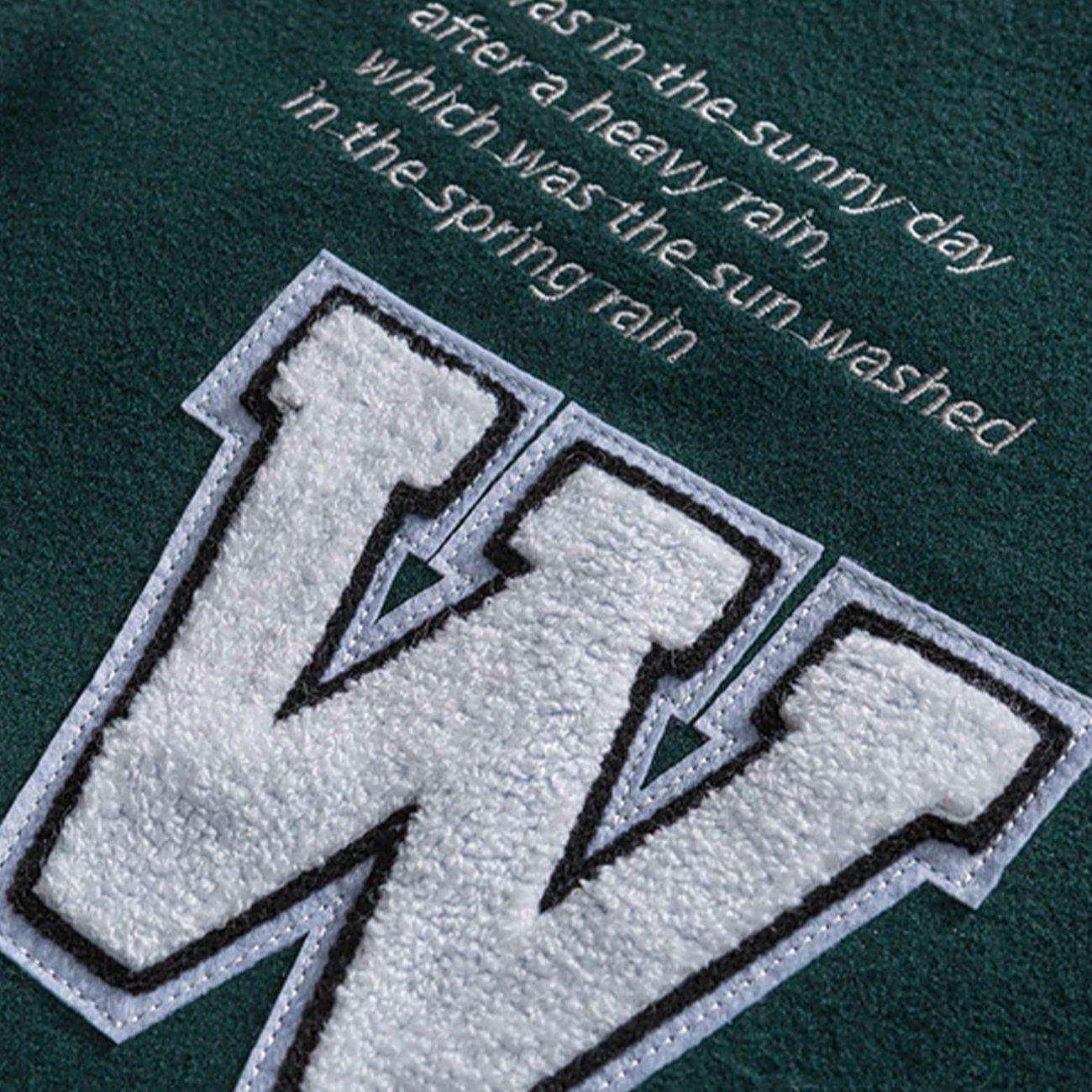 Tntwear® - Letter W Winter Coat - tntwear1