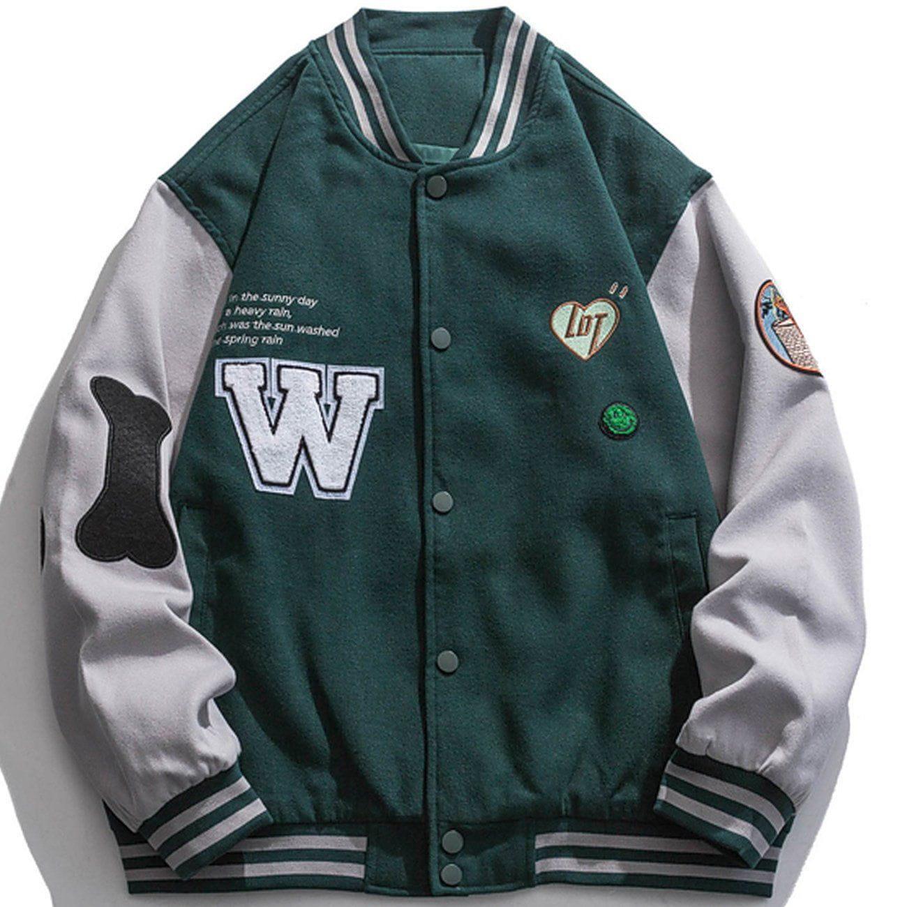 Tntwear® - Letter W Winter Coat - tntwear1