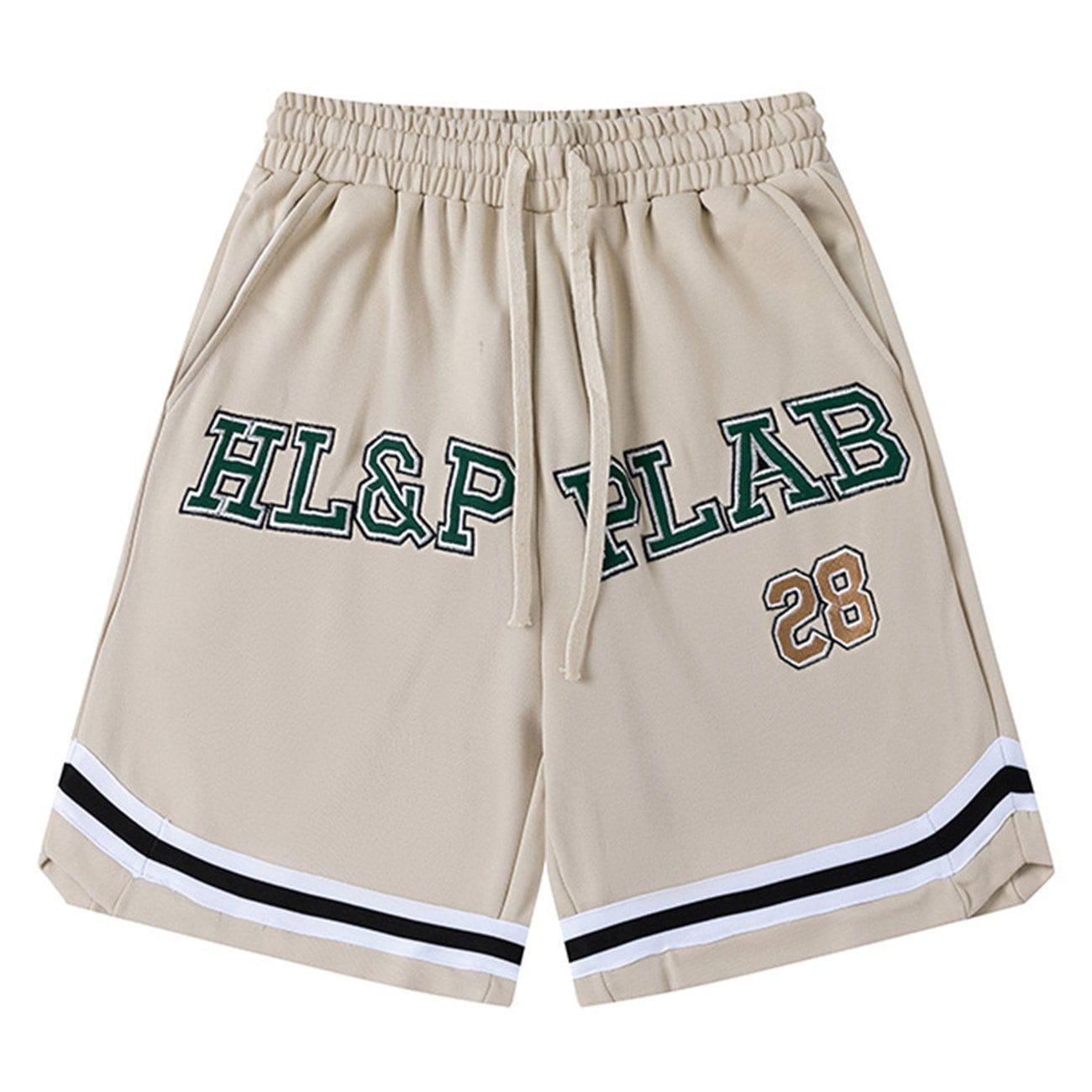 Tntwear® - Lettering Drawstring Shorts - tntwear1