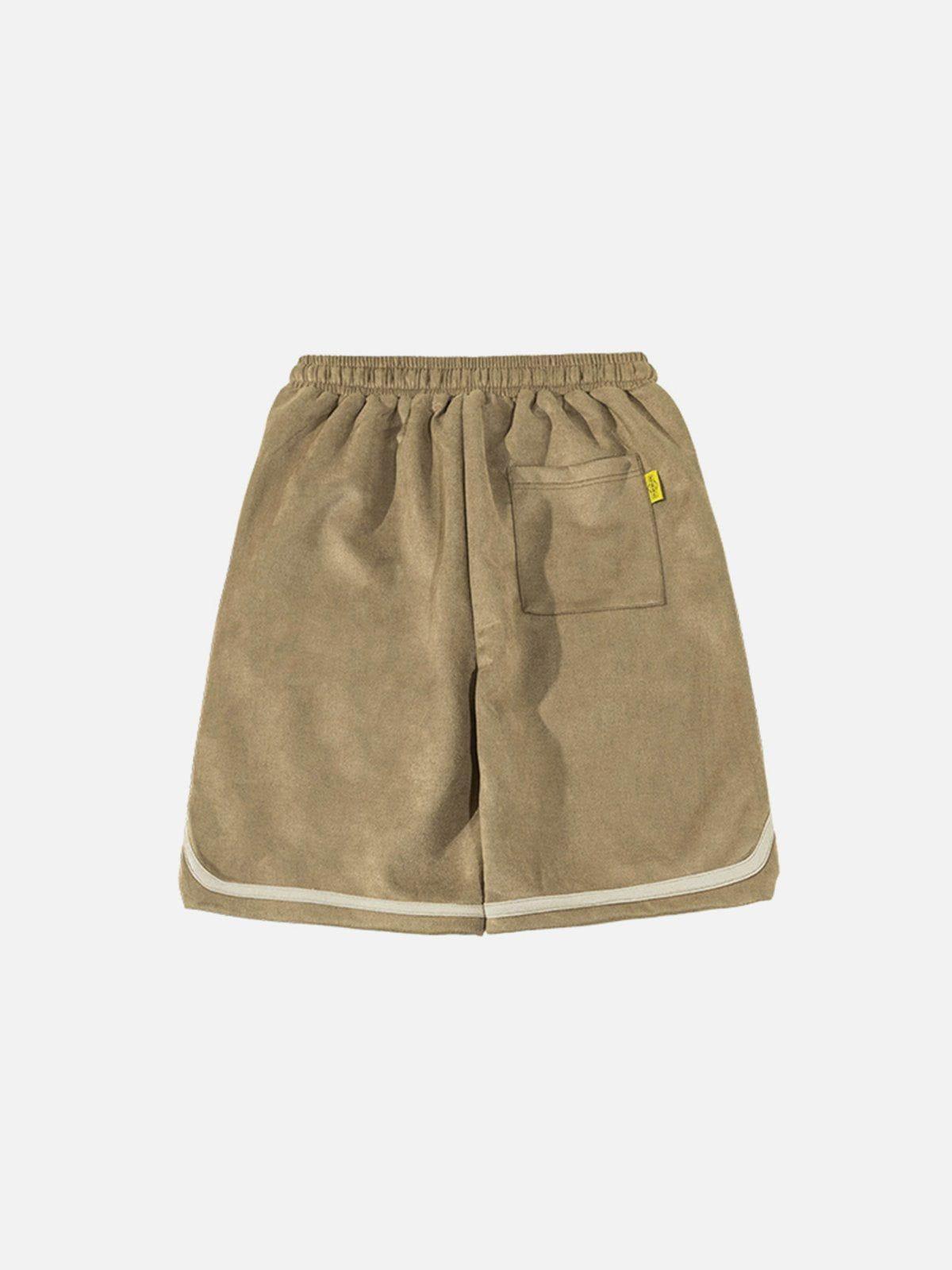 Tntwear® - Letters Patchwork Shorts - tntwear1