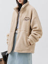 Tntwear® - Mountain Embroidered Sherpa Coat - tntwear1
