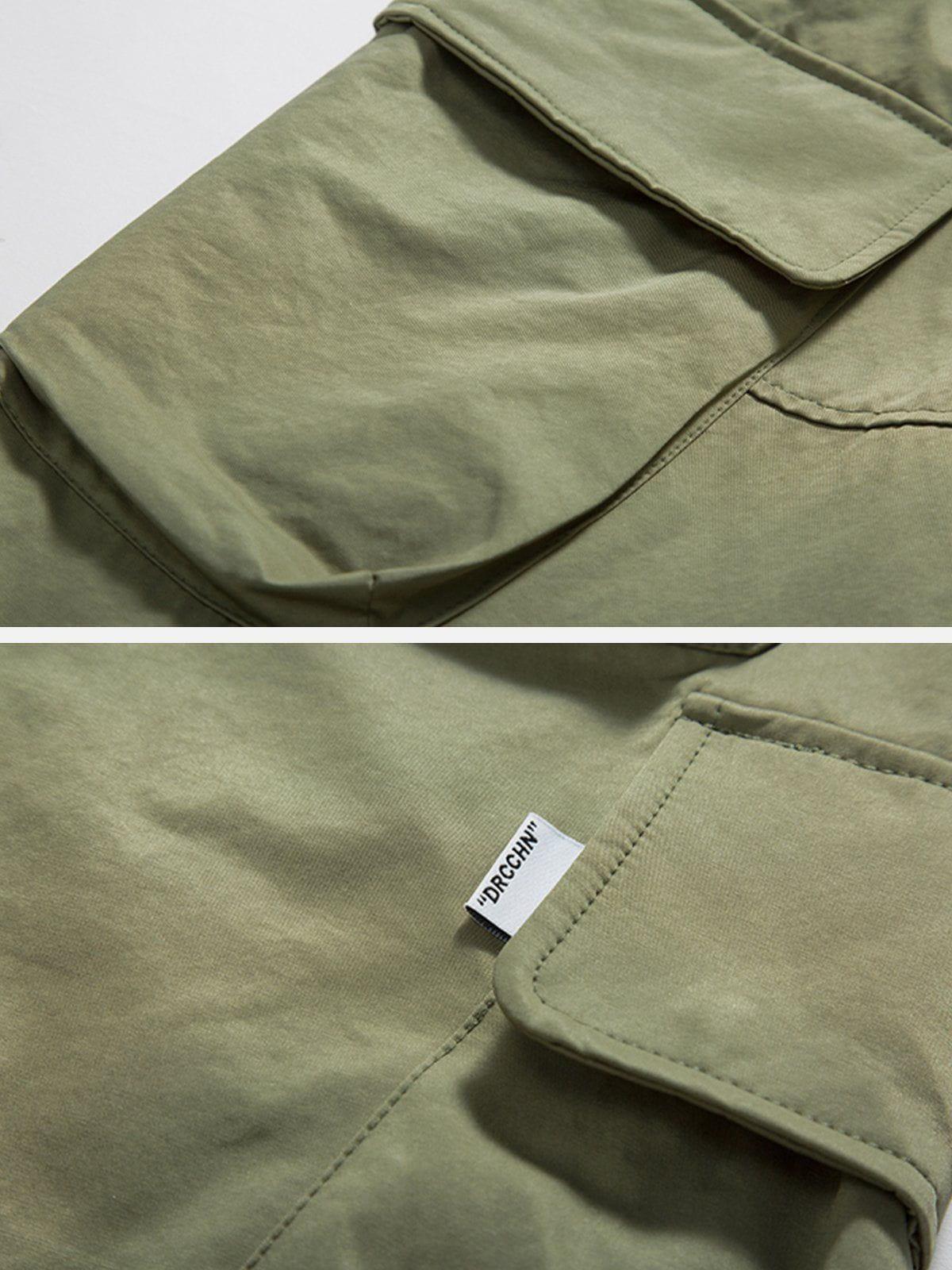 Sneakerland® - Multi-Pocket Cargo Pants - tntwear1
