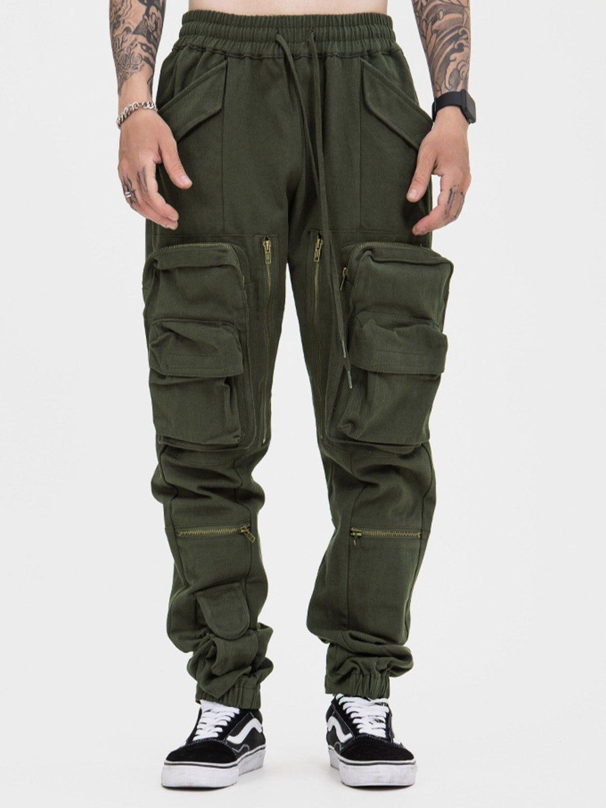 Sneakerland® - Multi Pocket Technical Cargo Pants - sneakerlandnet