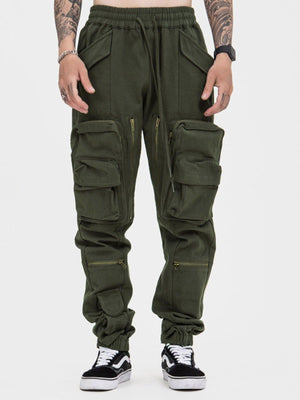 Sneakerland® - Multi Pocket Technical Cargo Pants - sneakerlandnet