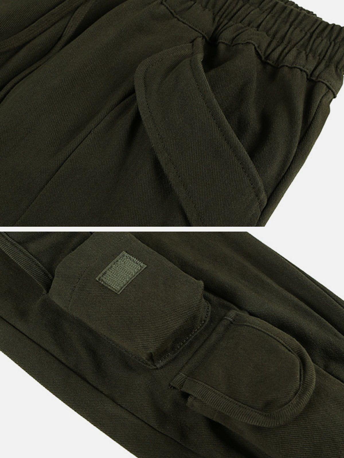 Sneakerland® - Multi Pocket Technical Cargo Pants - sneakerlandnet