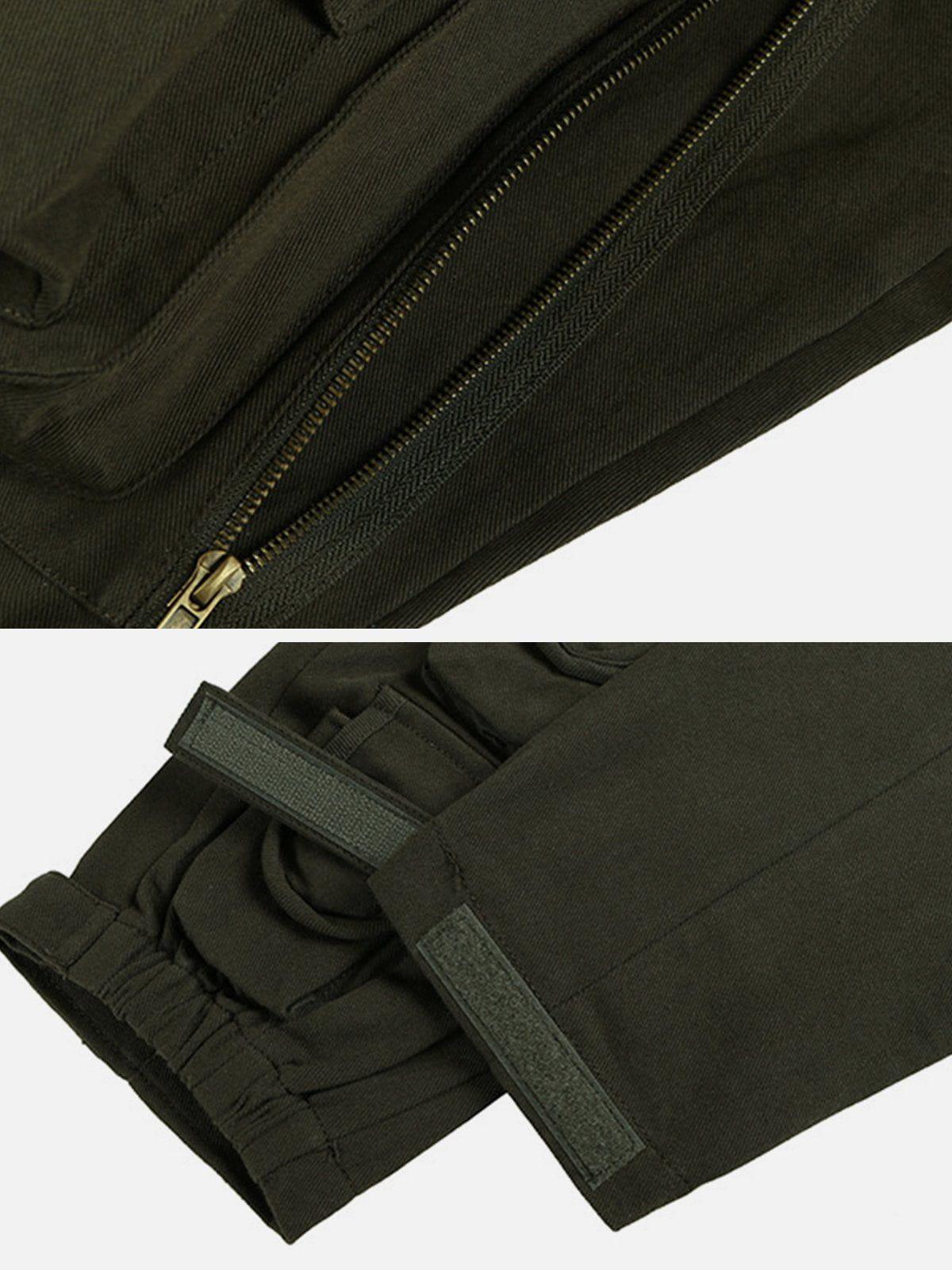 Sneakerland® - Multi Pocket Technical Cargo Pants - sneakerlandnet