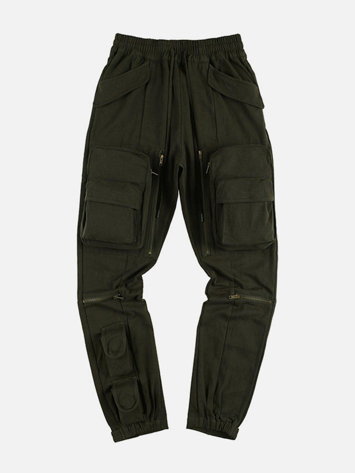 Sneakerland® - Multi Pocket Technical Cargo Pants - sneakerlandnet