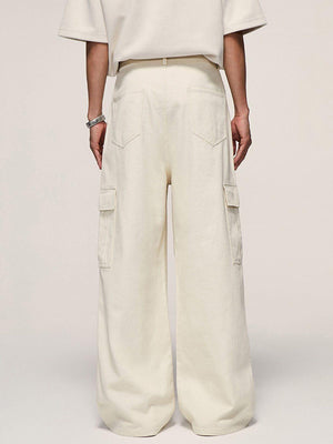 Tntwear® - Multi-Pocket Wide Leg Cargo Pants - tntwear1