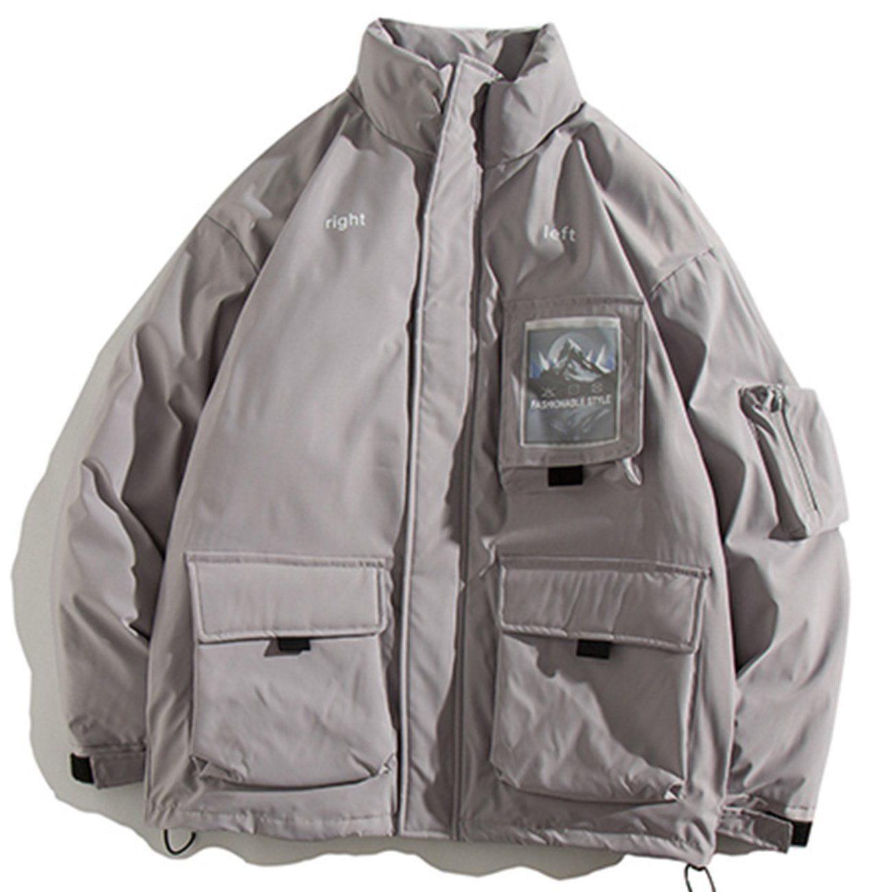 Tntwear® - Multi-pocket Winter Coat - tntwear1