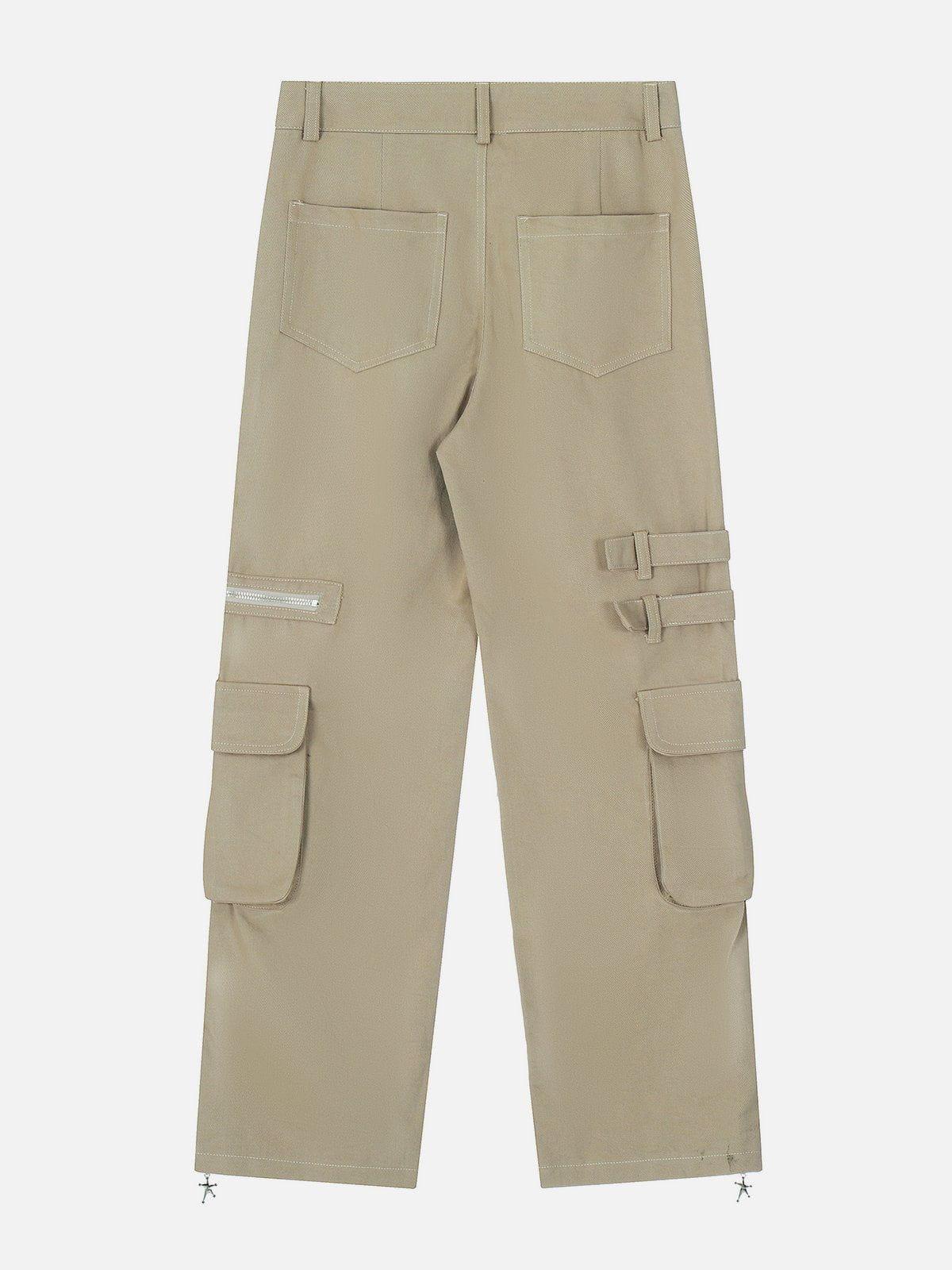 Tntwear® - Multi-Pocket Zippered Cargo Pants - tntwear1