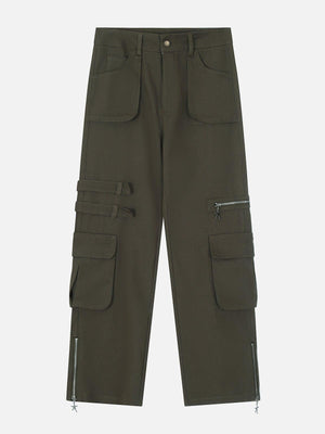 Tntwear® - Multi-Pocket Zippered Cargo Pants - tntwear1