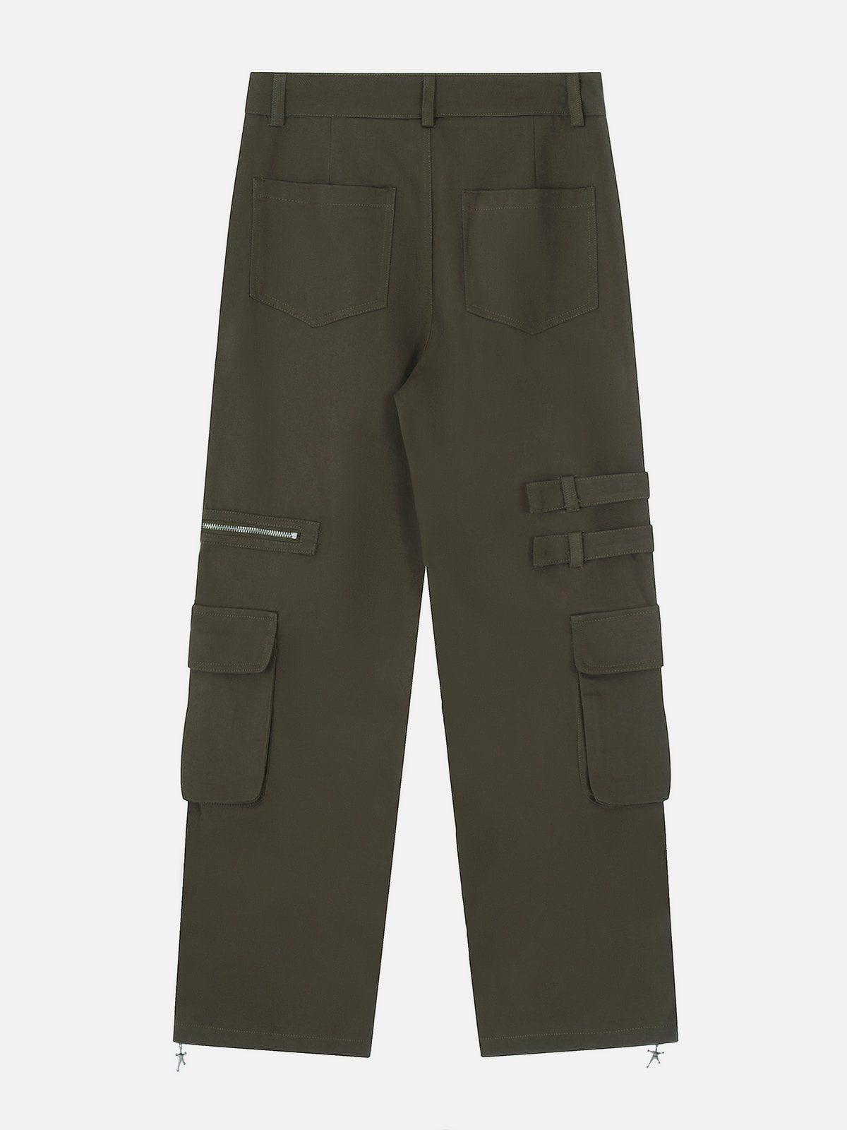 Tntwear® - Multi-Pocket Zippered Cargo Pants - tntwear1