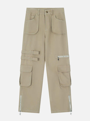 Tntwear® - Multi-Pocket Zippered Cargo Pants - tntwear1