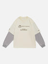 Tntwear® - Multifarious Print Panel Sweatshirt - tntwear1