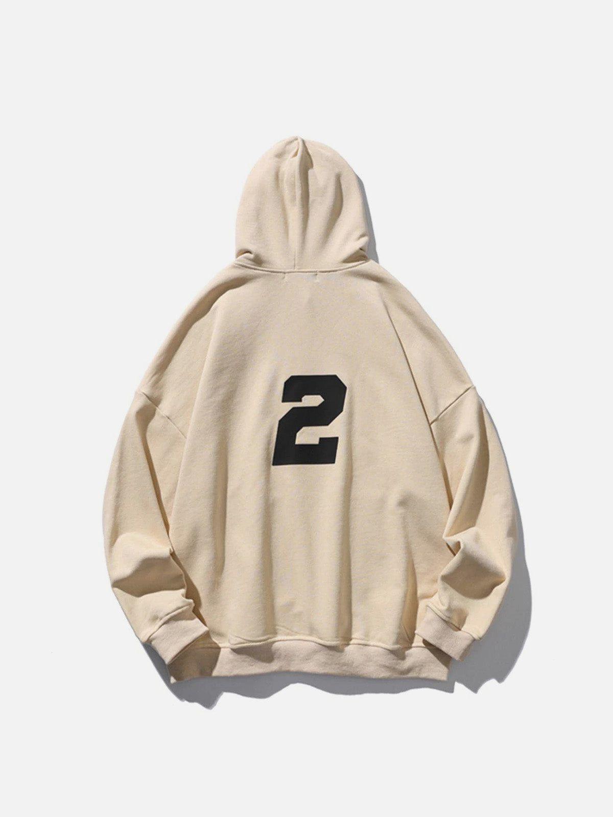 Tntwear® - Number “2” Print Hoodie - tntwear1