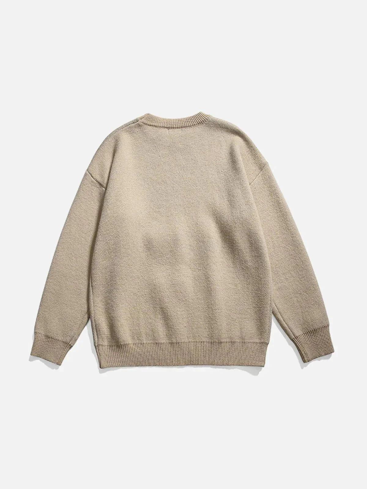 Tntwear® - Oil Painting Mountain Sweater - tntwear1