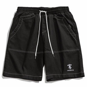 Tntwear® - Open Thread Embroidery Shorts - tntwear1