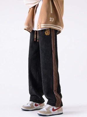 Tntwear® - Patchwork Corduroy Sweatpants - tntwear1