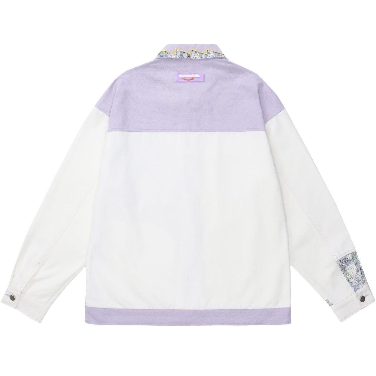 Tntwear® - Patchwork Embroidered Jacket - tntwear1