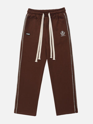 Tntwear® - Patchwork Embroidery Sweatpants - tntwear1